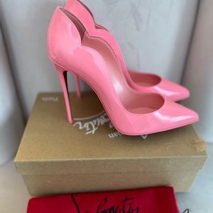Christian Louboutin Hot Chick 100 pump Barbie Pink!!